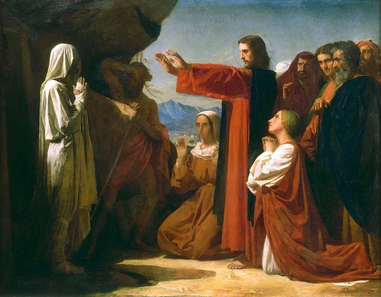 Léon Bonnat - La Resurrezione di Lazzaro